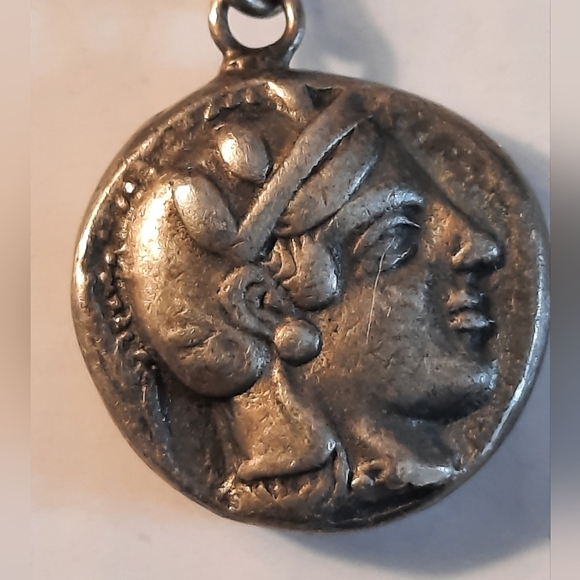 Jewelry - Sterling Silver Coin And Chain